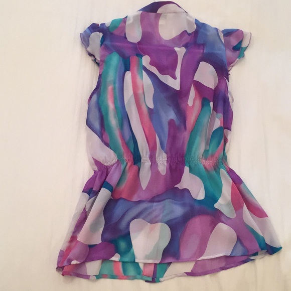 Allison Taylor Button-Up Blouse - Multi-Color - Picture 4 of 6